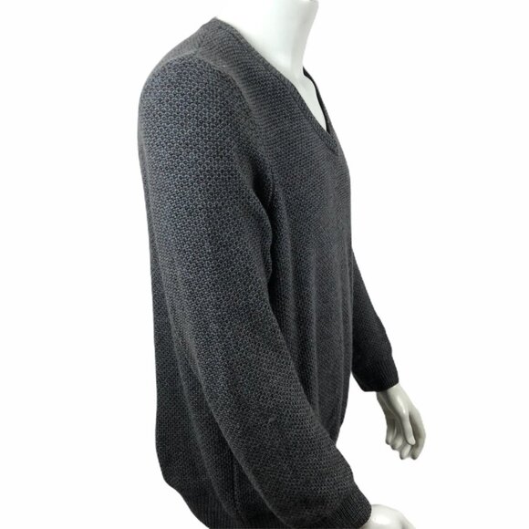 Joseph Abboud Men's Grey V-neck Sweater Size L - Picture 3 of 13